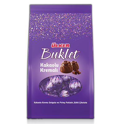  BUKLET MILK CHOCOLATE WITH CRISPED RICE AND COCOA CREAM PACK