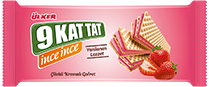 9 KAT TAT İNCE İNCE STRAWBERRY CREAM THIN WAFERS