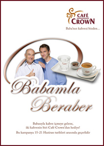 Babalar Günü’nde babanızın kahvesi Café Crown’dan… 
