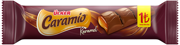 CARAMIO THIN BATON MILK CHOCOLATE WITH CARAMEL FILLING