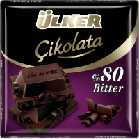 ÜLKER CHOCOLATE 80% DARK CHOCOLATE